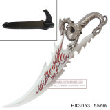 Fire Dragon Craft Knife Fantasy Knife Home Adornment 55cm