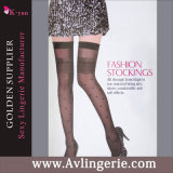 High Quality Women's Solid Thigh High Stockings (WZ01-031)