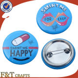 Cheap Custom Logo Available Colorful Tinplate Button Badge (FTBT2616A)
