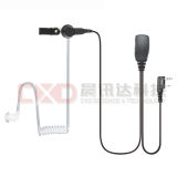 Two Way Radio Accessries Manufacture Acoustic Tube Earphone (with small lapel PTT)