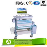 Medical Cart Computer Table Trolley