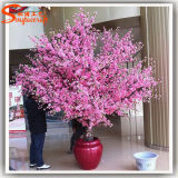 New Design Silk and Plastic Artificial Cherry Blossom Tree