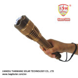 Coppery Aluminum Alloy Electric Torch with Strong&Weak&Flash Light