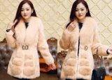 High Quality Women's Coat Made of Real Fox Fur