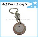 Metal Rotatable Key Chain with Printing Logo