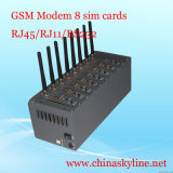 RS232 Interface, Wavecom Module 8 Ports GSM Modem for Bulk Sending and Receiving SMS (Q2303-8)