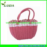 2015 New Cheap PP Straw Bag Handmade Plastic Bag