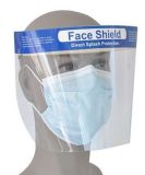 Protective Disposable 3ply Face Mask with Anti-Fog Shield Extended, Face Mask with Eye Shield