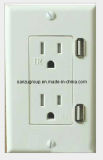 UL Approved Us Standard Socket with USB Outlet