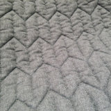 Quilted Solid Gray Bed Cushion Interior Fabric