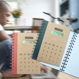 8-Digit Solar Calculator with Notebook