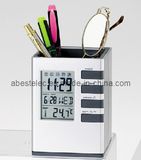 Pencil Holder Calendar Clock (AB-281)