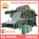 Low Cost 2100mm 8t/D Toilet Tissue Paper Making Machine, Waste Paper Recycling Machinery