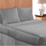 Silver Luxurious Three PCS Bedspread Cotton Fitted Sheet