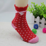 Fashion Cotton Children Socks with Dots Design Csp-04A