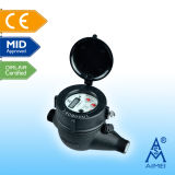 MID Certificated Multi Jet Liquid-Sealed Plastic Water Meter