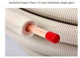 R410A Rated Copper Insulated Single Pipe