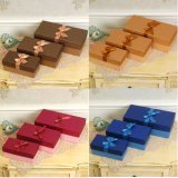 Different Color Glitter Special Paper Gift Boxes with Ribbon