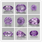 The Various Size and Shape Amethyst Gemstones Cut for Jewellery