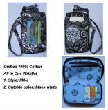 100% Quilted Cotton Wristlet Wallet (M8-a)