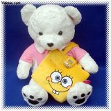 Stuffed School Bag Teddy Bear Plush Toy (MT-213)