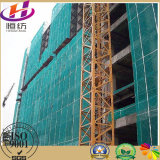 Green HDPE Construction Scaffold Net for Buliding Safety