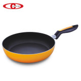 Colorful Press Aluminum Pan with Iron Handle