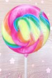 Rainbow Love Lollipop