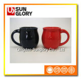 Glazed Porcelain Bulging Mug Syb147