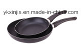 2PCS Black Coating Ouside Aluminum Non-Stick Fry Pan Set