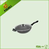 Cookware Aluminum Nonstick Wok Pan with Lid