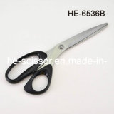 Black Handle Kitchen Scissors (HE-6536B)
