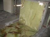 Composite Marble with Glass, Laminated Tile, Green Onyx