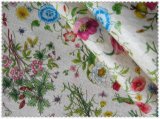 Beautiful Flower Printing PU Coated Fabric