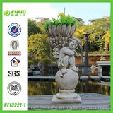 Crafts Gift Polyresin Angel Flower Pot (NF13221-1)