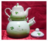 Enamel And Porcelain Tea Kettle