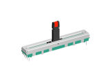 Slide Potentiometer, with Dust Cover, Metal Housing and LED Option (FXX45)