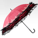 Lace Edge Ladies Straight Umbrella (BD-20)
