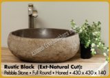 Pebble Stone Natural Stone Bathroom Kitchen Wash Basin Sink