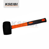 Black Head Rubber Mallet Hammer with Progrip Handle