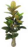 Yy-0895 158cm Height Big Four Stems Rubber Leaves Artificial Tree