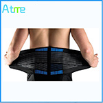 Double Pulls Color Lumbar Support Belt with PP Strip in Back Used to Relieve Back Pain