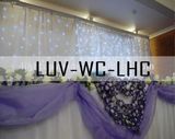 Luv-Lhc-W White Fabric LED Star Cloth