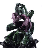 Discount Now! ! Ruby Zoisite Animal Carving (Y25)