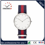 China Supplier Silver Case Nylon Band 3ATM Waterproof Wrist Watch (DC-1099)