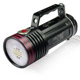 Underwater 150 Meters UV Photgraphy Light Waterproof Wide Angle 120 Degree, 16 LED Light