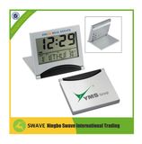 Slim Fold-Away Clock / Calculator