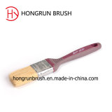 Rubber Plastic Handle Synthetic Filament Paint Brush (HYP075)