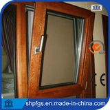 100 Series Double Glazed Aluminium Wooden Horizontal Opening Window