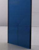 12.76mm Clear and Dark Blue Laminated Glass